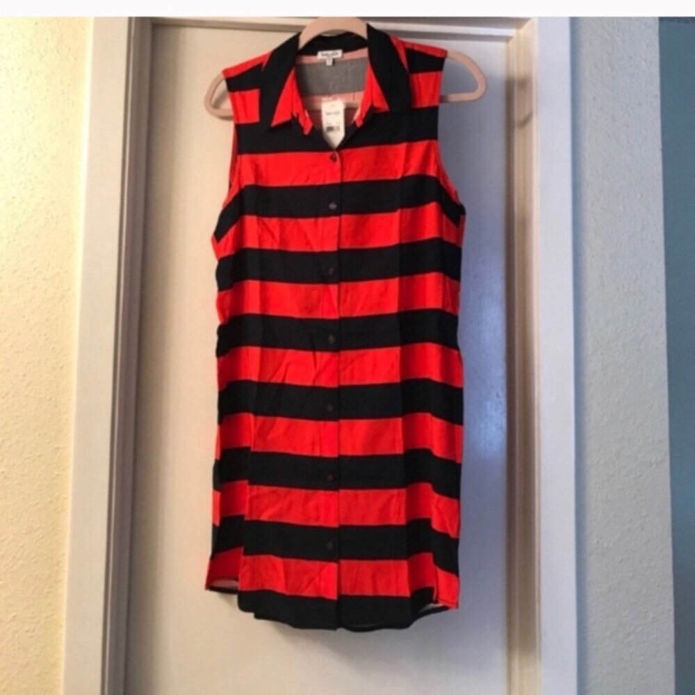 ANTHROPOLOGIE SPLENDID CAPISTAN RUGBY STRIPE DRESS - Picture 2 of 6